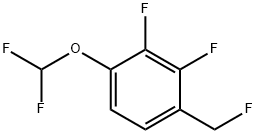 1,2-Difluoro-3-difluoromethoxy-6-(fluoromethyl)benzene 구조식 이미지