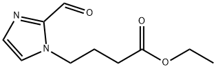 1H-Imidazole-1-butanoic acid, 2-formyl-, ethyl ester Structure