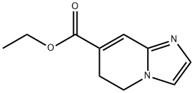 Imidazo[1,2-a]pyridine-7-carboxylic acid, 5,6-dihydro-, ethyl ester Structure