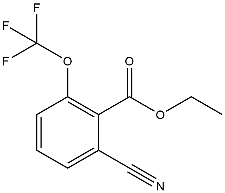 Ethyl 2-cyano-6-(trifluoromethoxy)benzoate Structure