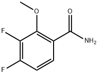 3,4-difluoro-2-methoxybenzamide Structure