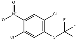 1,4-Dichloro-2-trifluoromethylthio-5-nitrobenzene Structure