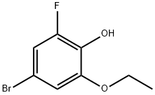 Phenol, 4-bromo-2-ethoxy-6-fluoro- Structure