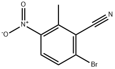 Benzonitrile, 6-bromo-2-methyl-3-nitro- Structure