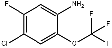 4-Chloro-5-fluoro-2-(trifluoromethoxy)aniline 구조식 이미지