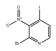 Pyridine, 2-bromo-4-iodo-3-nitro- 구조식 이미지
