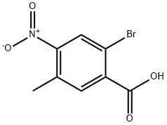 Benzoic acid, 2-bromo-5-methyl-4-nitro- 구조식 이미지