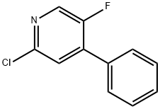 2-Chloro-5-fluoro-4-phenylpyridine Structure