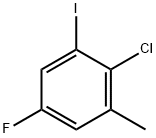 Benzene, 2-chloro-5-fluoro-1-iodo-3-methyl- Structure