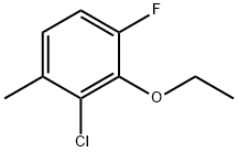 Benzene, 2-chloro-3-ethoxy-4-fluoro-1-methyl- Structure