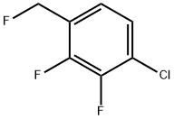 1-Chloro-2,3-difluoro-4-(fluoromethyl)benzene Structure