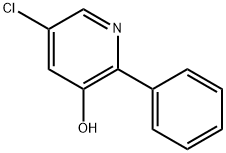 3-Pyridinol, 5-chloro-2-phenyl- 구조식 이미지