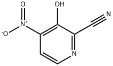 2-Pyridinecarbonitrile, 3-hydroxy-4-nitro- 구조식 이미지