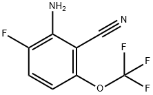 2-Cyano-6-fluoro-3-(trifluoromethoxy)aniline Structure