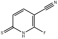 3-Pyridinecarbonitrile, 2-fluoro-1,6-dihydro-6-thioxo- 구조식 이미지