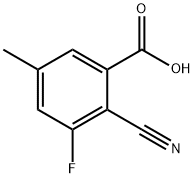 Benzoic acid, 2-cyano-3-fluoro-5-methyl- 구조식 이미지