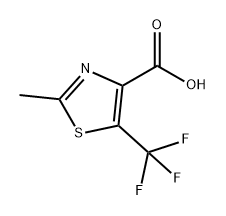 4-Thiazolecarboxylic acid, 2-methyl-5-(trifluoromethyl)- Structure