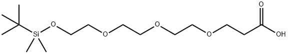 TBDMS-PEG4-Acid Structure