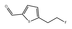 2-Thiophenecarboxaldehyde, 5-(2-fluoroethyl)- Structure