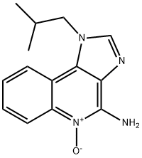 1H-Imidazo[4,5-c]quinolin-4-amine, 1-(2-methylpropyl)-, 5-oxide Structure