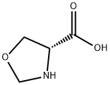 4-Oxazolidinecarboxylic acid, (4R)- Structure