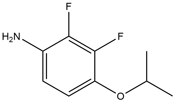 2,3-Difluoro-4-(1-methylethoxy)benzenamine Structure