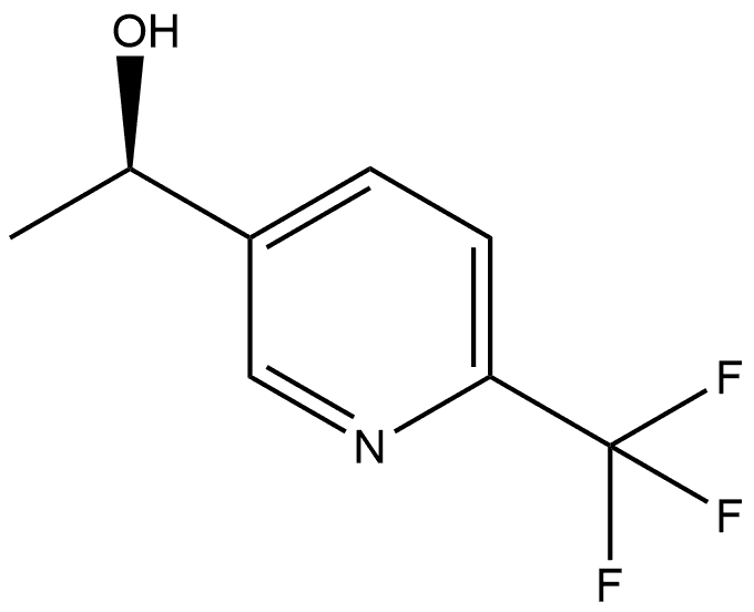 (1R)-1-[6-(Trifluoromethyl)pyridin-3-yl]ethanol 구조식 이미지