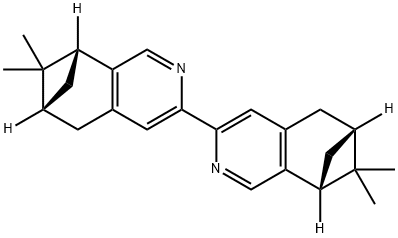 3,3'-Bi-6,8-methanoisoquinoline, 5,5',6,6',7,7',8,8'-octahydro-7,7,7',7'-tetramethyl-, (6R,6'R,8R,8'R)- Structure