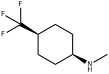 Cyclohexanamine, N-methyl-4-(trifluoromethyl)-, cis- Structure