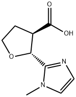 trans-2-(1-methyl-1H-imidazol-2-yl)oxolane-3-carboxylic acid Structure