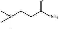 Propanamide, 3-(trimethylsilyl)- Structure