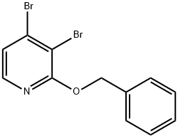 Pyridine, 3,4-dibromo-2-(phenylmethoxy)- 구조식 이미지