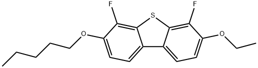 Dibenzothiophene, 3-ethoxy-4,6-difluoro-7-(pentyloxy)- Structure