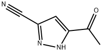 5-Acetyl-1H-pyrazole-3-carbonitrile 구조식 이미지