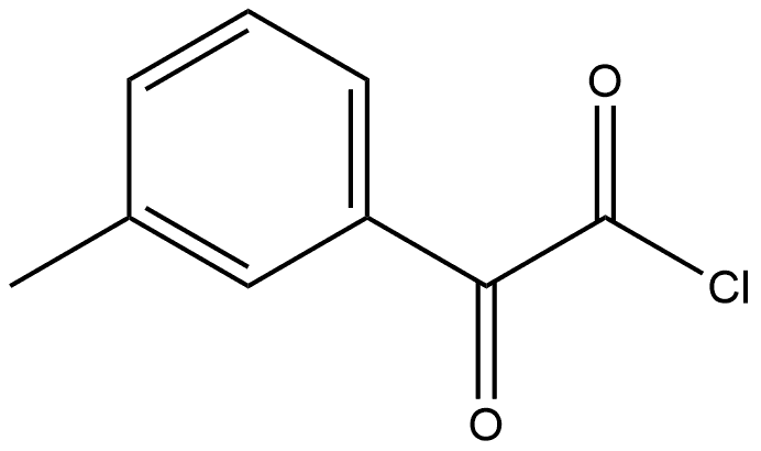 3-Methyl-α-oxobenzeneacetyl chloride Structure