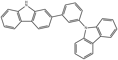 2-(3-(9H-carbazol-9-yl)phenyl)-9H-carbazole Structure