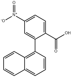 2-(Naphthalen-1-yl)-4-nitrobenzoic acid Structure