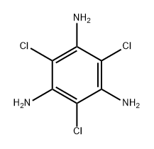 1,3,5-Benzenetriamine, 2,4,6-trichloro- 구조식 이미지