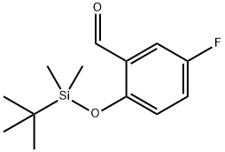 Benzaldehyde, 2-[[(1,1-dimethylethyl)dimethylsilyl]oxy]-5-fluoro- Structure