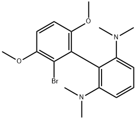 [1,1'-Biphenyl]-2,6-diamine, 2'-bromo-3',6'-dimethoxy-N2,N2,N6,N6-tetramethyl- Structure