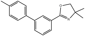 Oxazole, 4,5-dihydro-4,4-dimethyl-2-(4'-methyl[1,1'-biphenyl]-3-yl)- 구조식 이미지