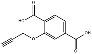 2-(prop-2-yn-1-yloxy)terephthalic acid 구조식 이미지