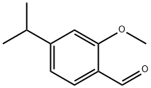 Benzaldehyde, 2-methoxy-4-(1-methylethyl)- Structure