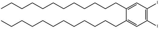 Benzene, 1,2-didodecyl-4,5-diiodo- Structure