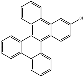 Dibenzo[a,c]triphenylene, 2-chloro- Structure