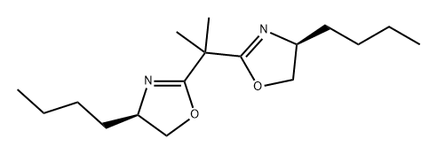 Oxazole, 2,2'-(1-methylethylidene)bis[4-butyl-4,5-dihydro-, [S-(R*,R*)]- (9CI) Structure