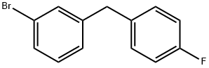 1-Bromo-3-(4-fluorobenzyl)benzene Structure