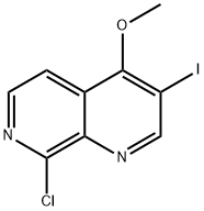 8-chloro-3-iodo-4-methoxy-1,7-naphthyridine 구조식 이미지