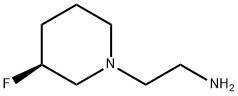 (S)-2-(3-Fluoropiperidin-1-yl)ethan-1-amine Structure