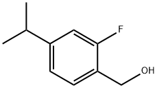 Benzenemethanol, 2-fluoro-4-(1-methylethyl)- 구조식 이미지